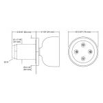 📦現貨發售📦 Kohler K-26299T-BN STATEMENT 圓形深層按摩身體噴灑 (羅曼銀)